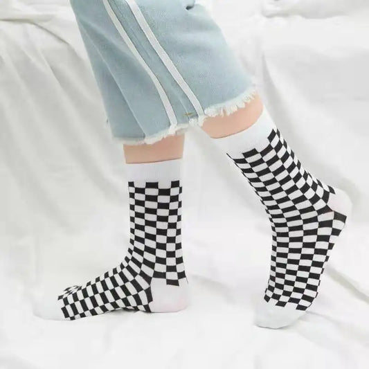 Checkered socks