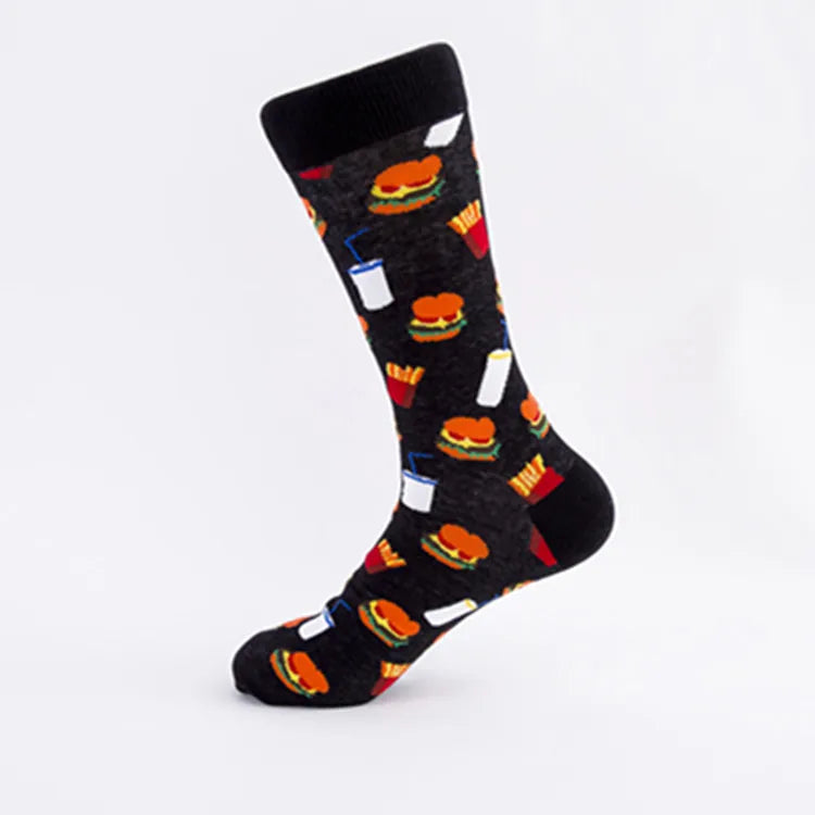 Beer and Fastfood socks